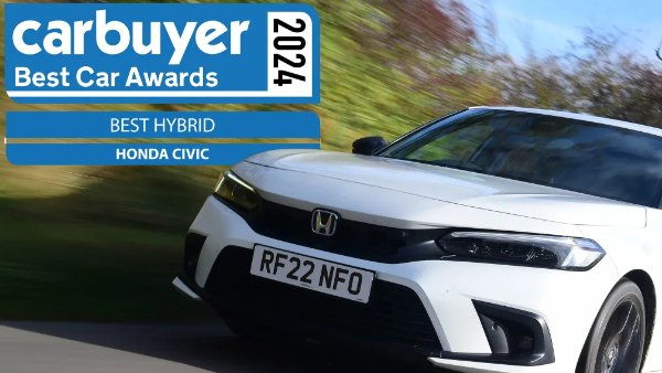 carbuyer best hybrid 2024 - civic