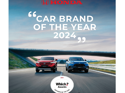 Which? 2024 Brand Of The Year - Honda